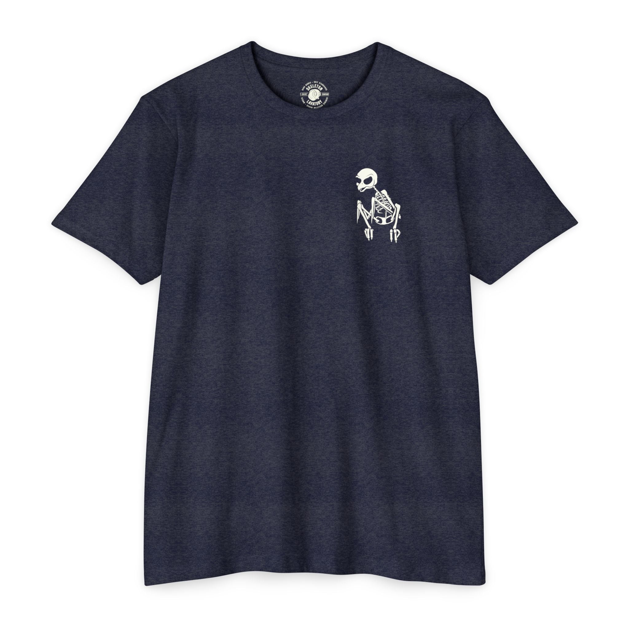 If You Can't Live, Die | Next Level 6210 Premium CVC T-Shirt | Memento Mori Occult Aesthetic Streetwear Back Print Top