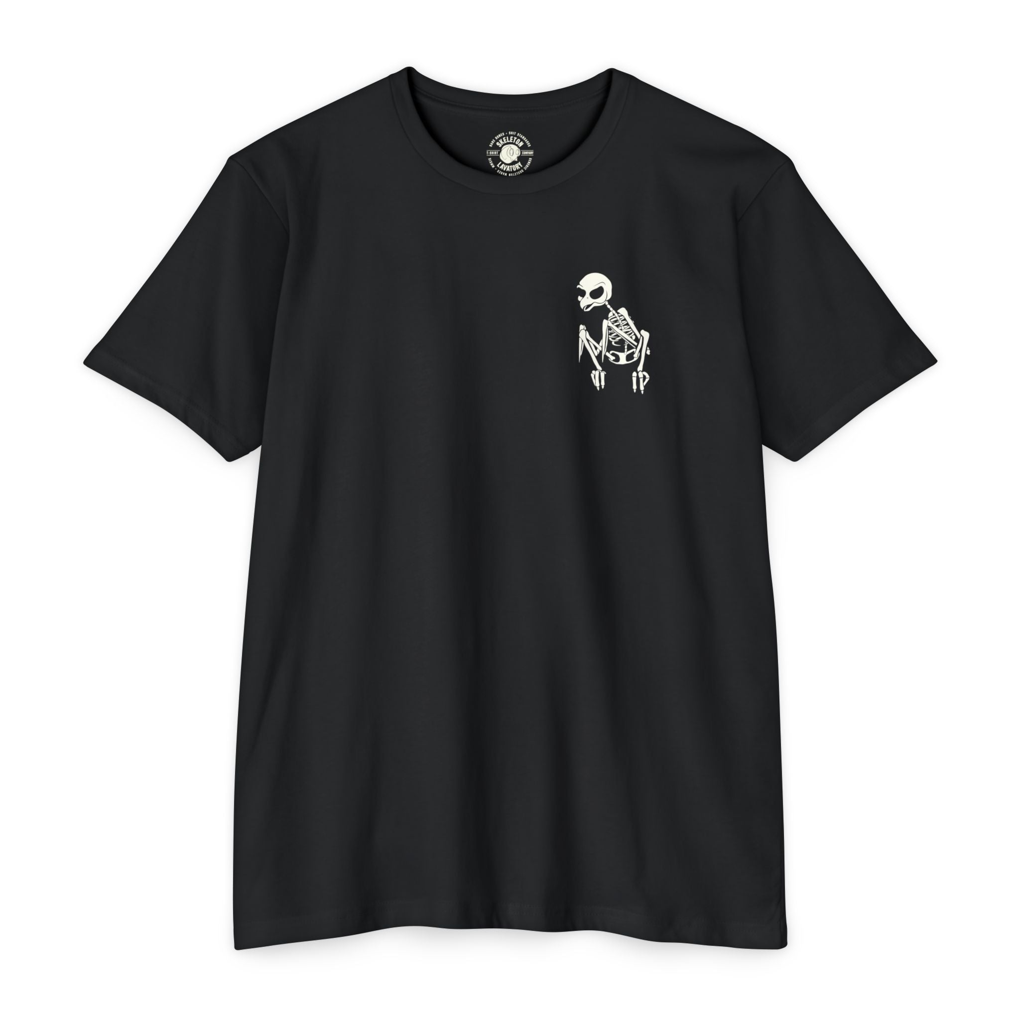 If You Can't Live, Die | Next Level 6210 Premium CVC T-Shirt | Memento Mori Occult Aesthetic Streetwear Back Print Top