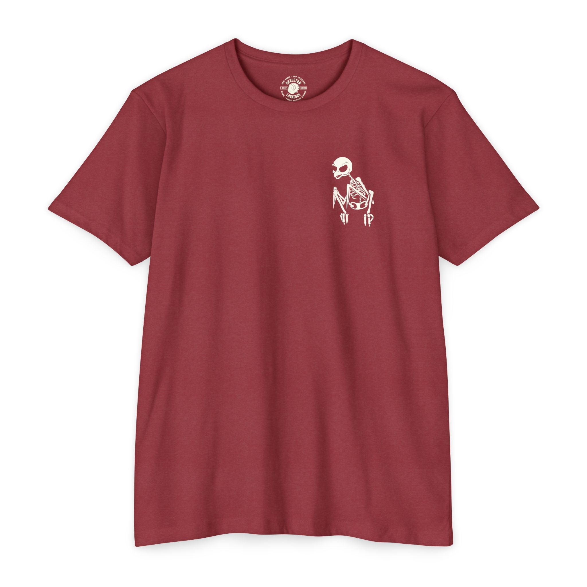 If You Can't Live, Die | Next Level 6210 Premium CVC T-Shirt | Memento Mori Occult Aesthetic Streetwear Back Print Top