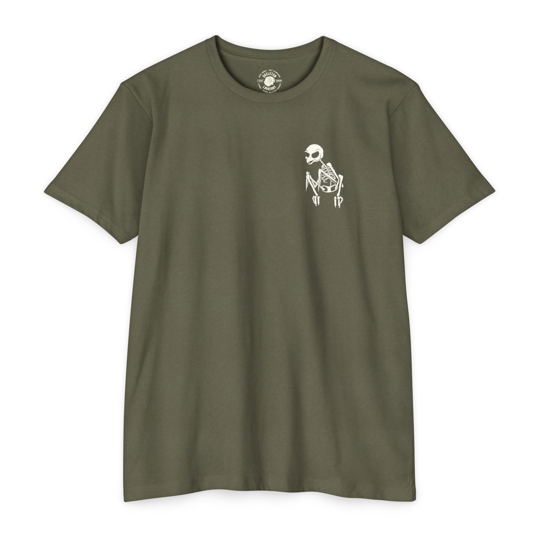If You Can't Live, Die | Next Level 6210 Premium CVC T-Shirt | Memento Mori Occult Aesthetic Streetwear Back Print Top