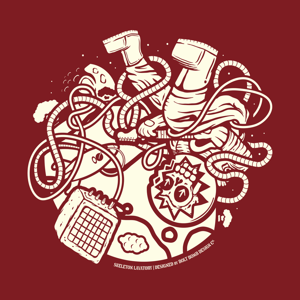 Rock n' Roll Won't Save The World | Retro Space Skeleton Graphic Tee | Next Level 6210 Premium CVC T-Shirt | Spooky Astronaut Aesthetic Heavyweight Streetwear Back Print Top