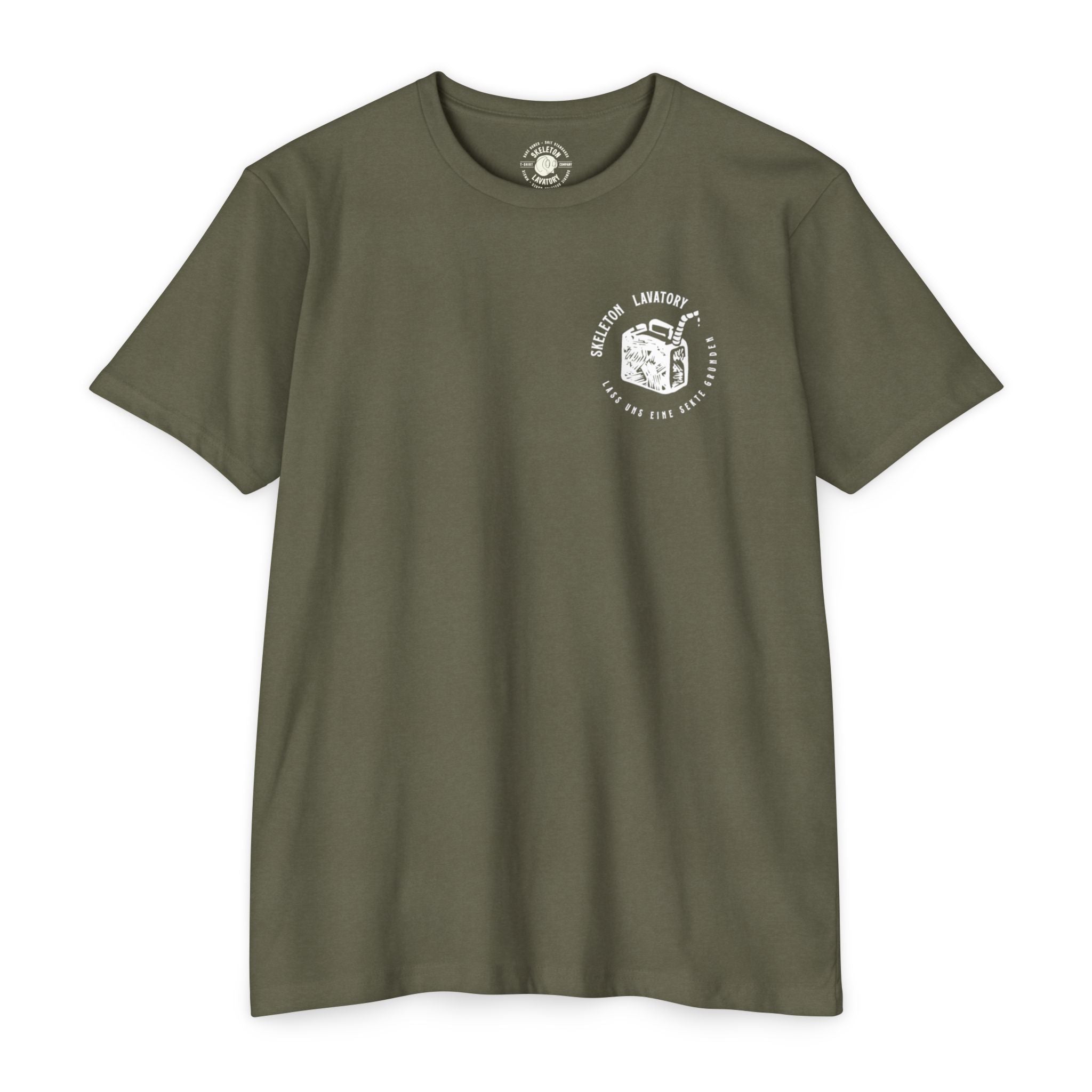 Let's Start A Cult Graphic Tee | Creepy Campfire Occult T-Shirt, Next Level 6210 Fitted Top, Vintage Pastel Grunge, Retro Dark Humor Shirt