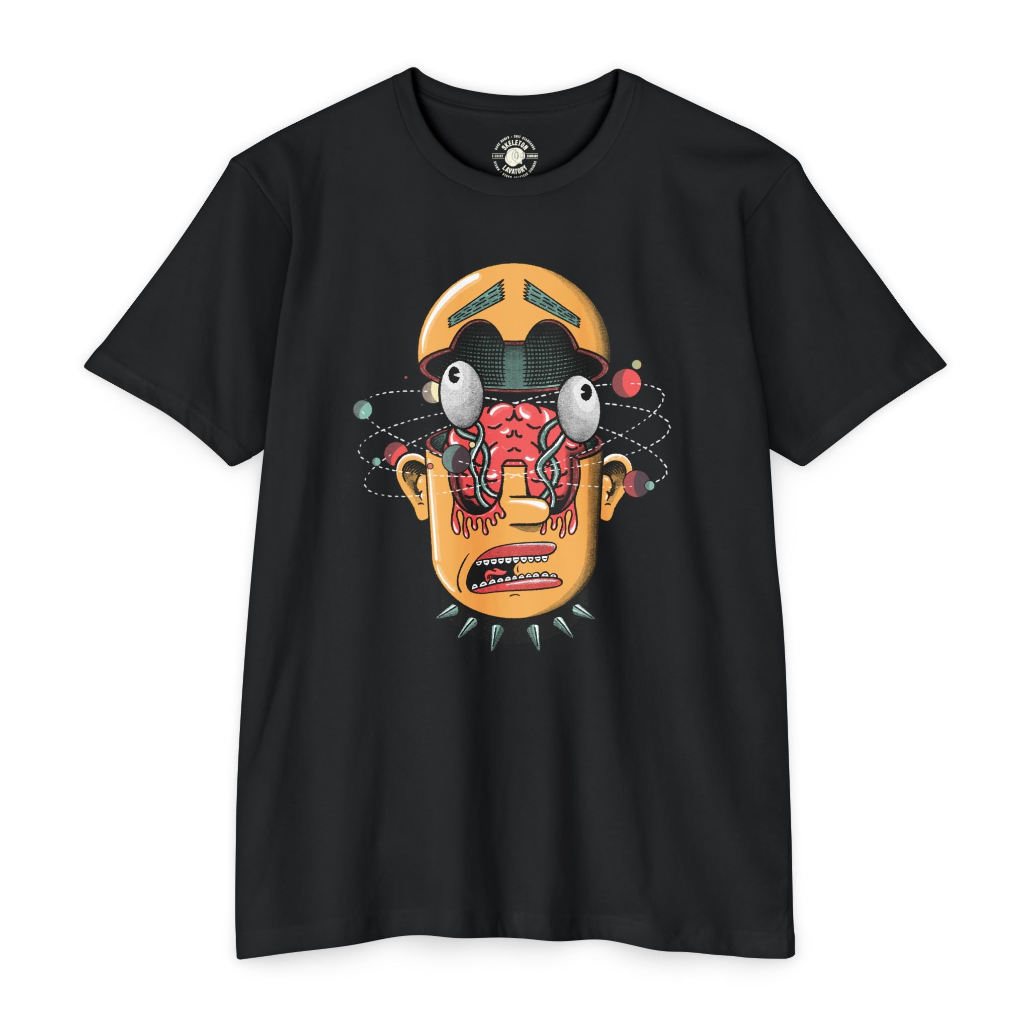 "The Center Cannot Hold" Cosmic Brain Sci-Fi Punk Graphic Tee - Trippy Existential Streetwear & Premium Next Level 6210 Shirt