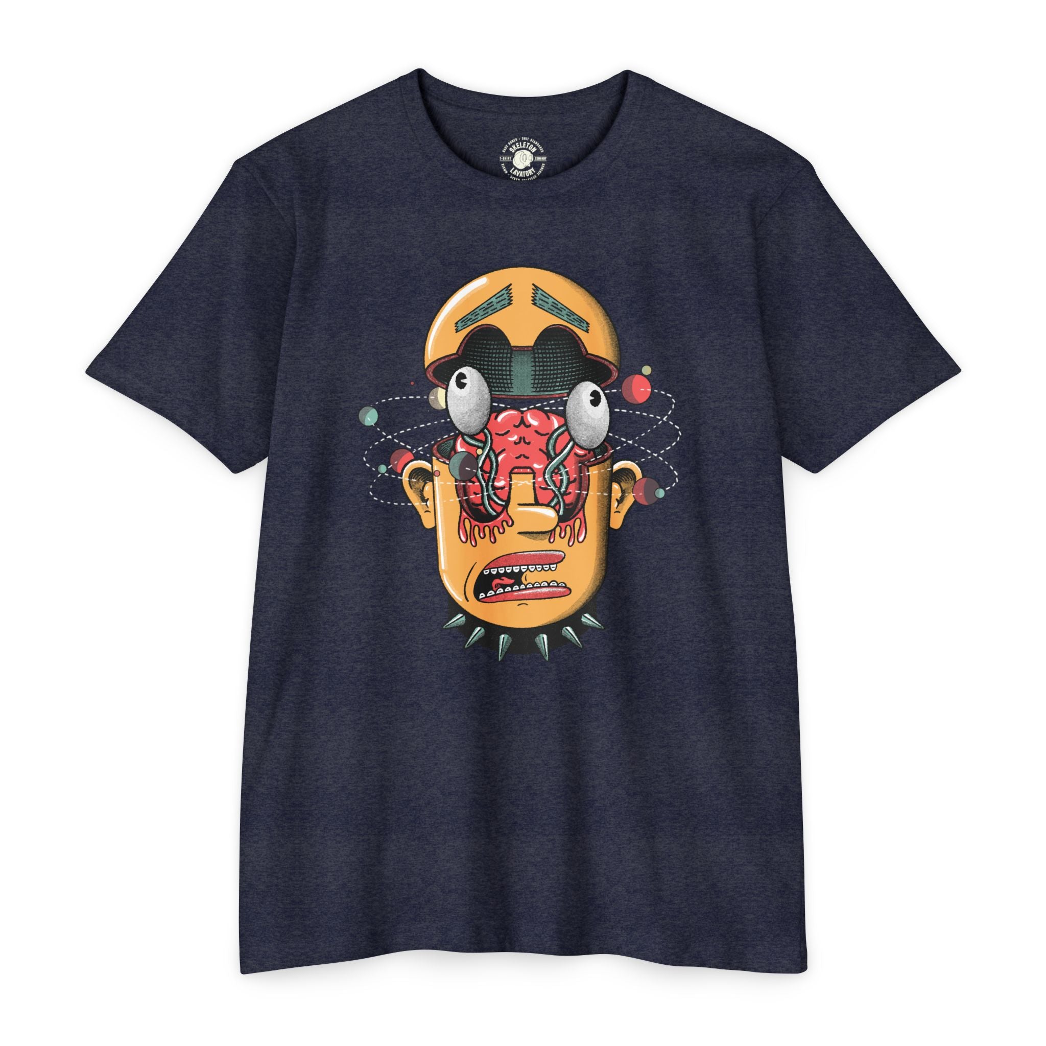 "The Center Cannot Hold" Cosmic Brain Sci-Fi Punk Graphic Tee - Trippy Existential Streetwear & Premium Next Level 6210 Shirt