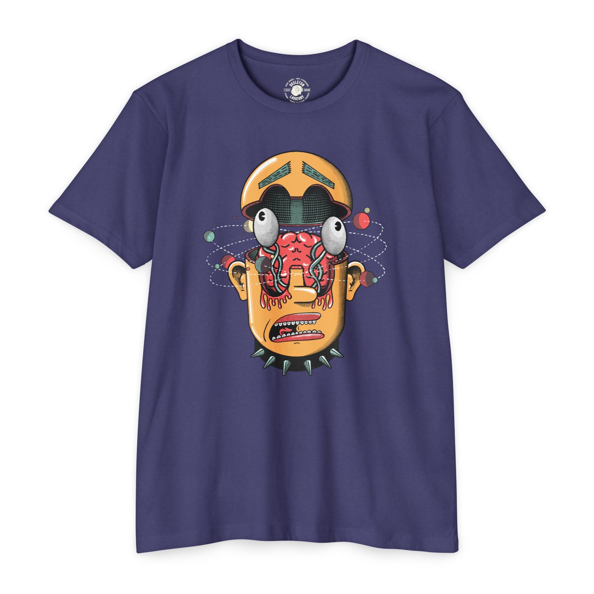 "The Center Cannot Hold" Cosmic Brain Sci-Fi Punk Graphic Tee - Trippy Existential Streetwear & Premium Next Level 6210 Shirt